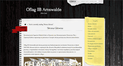Desktop Screenshot of oflag2b.choszczno.biz